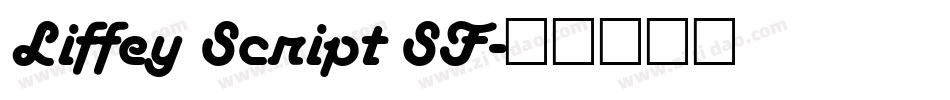 Liffey Script SF字体转换